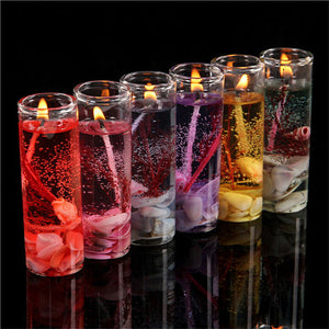 1Pcs Romantic Ocean Shells Jelly Essential Oil Scented Candles smokeless