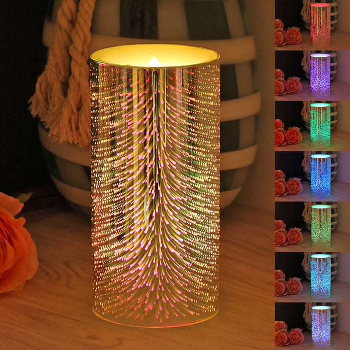 1Pcs color changing Flameless Candles