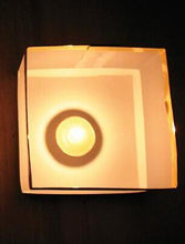10pcs! Origami paper waterproof lights square candle lamp  decoration valentines